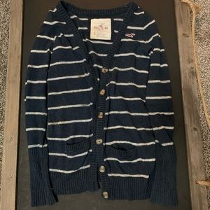 Hollister Striped Cardigan
